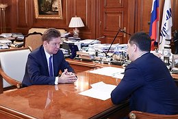 Алексей Миллер и Михаил Ведерников обсудили ход газификации Псковской области