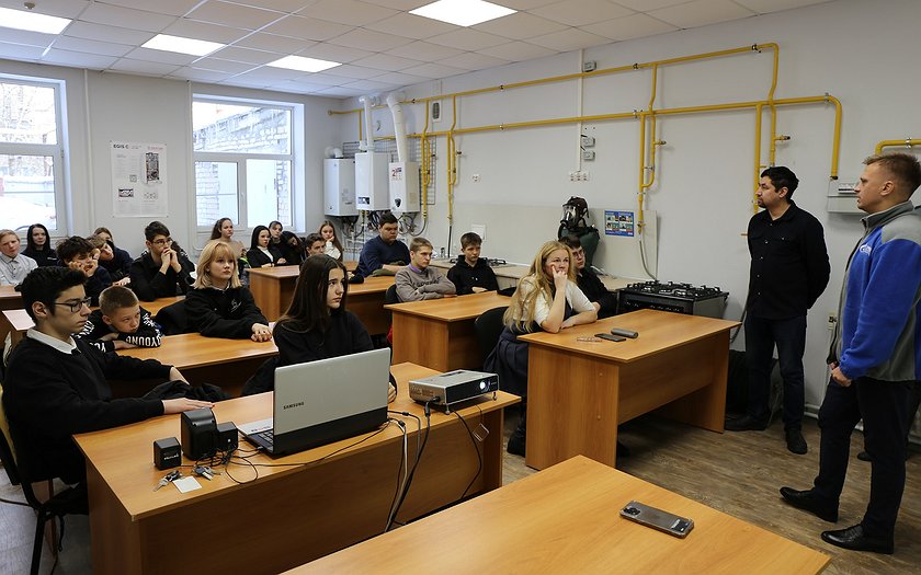 В «Газпром газораспределение Псков» проходят  профориентационные экскурсии для школьников