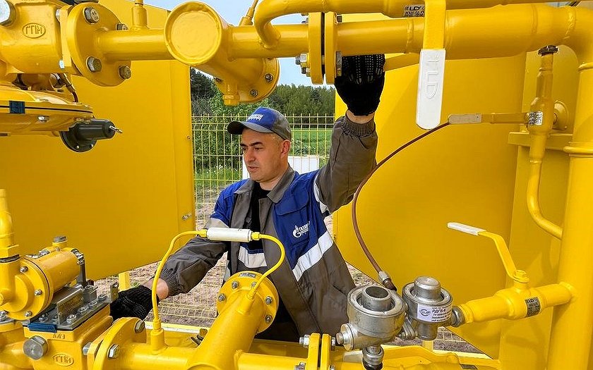 В деревне Загорицы Псковской района  введен в эксплуатацию газопровод