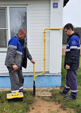 В деревне Лещихино Палкинского района газифицированы  первые домовладения