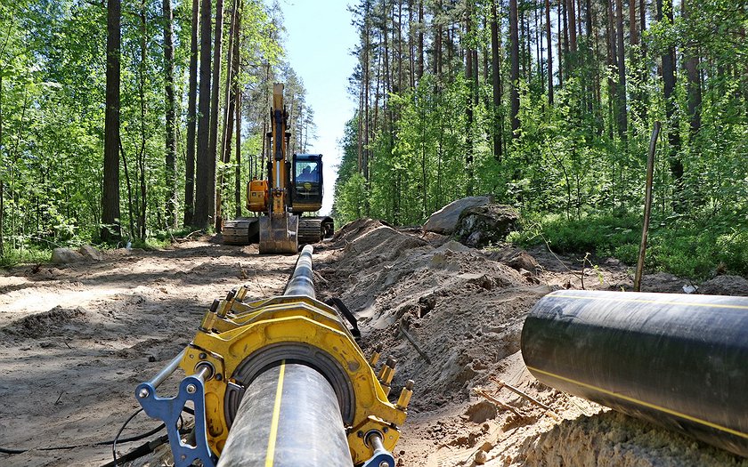 В селе Славковичи Порховского района введен  в эксплуатацию газопровод