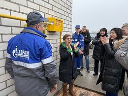 В деревне Родина Псковского района введен  в эксплуатацию газопровод