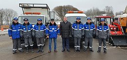 Псковские газовики приняли участие в смотре готовности техники к работе в осенне-зимний период