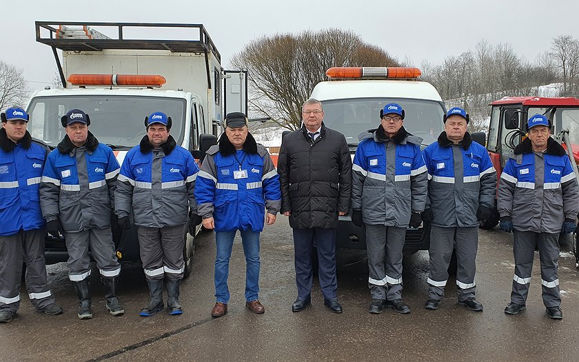Псковские газовики приняли участие в смотре готовности техники к работе в осенне-зимний период