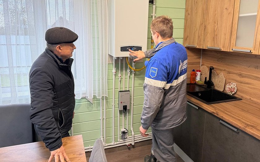 В Островском муниципальном округе газифицирована деревня Глушни