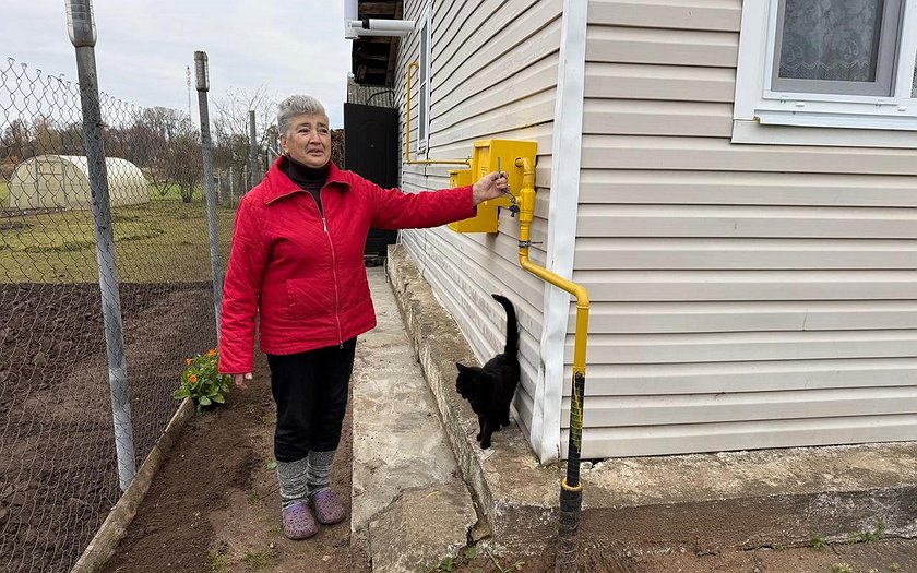 В Островском муниципальном округе газифицирована деревня Глушни